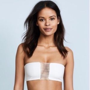 MIKOH SUNSET TOP in white. Size L.